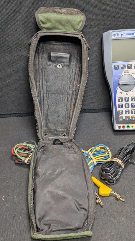TEMPO GREENLEE SIDEKICK PLUS TWISTED PAIR CABLE MULTI TESTER see description!