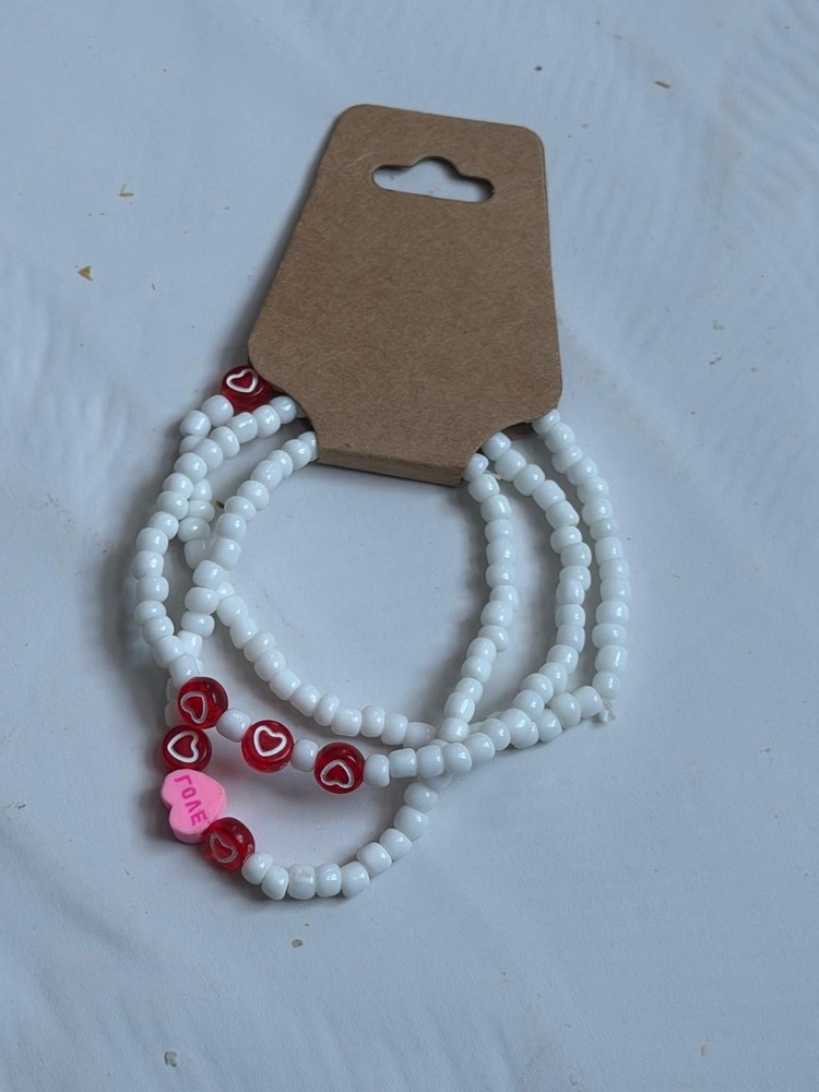 Hand beaded bracelets