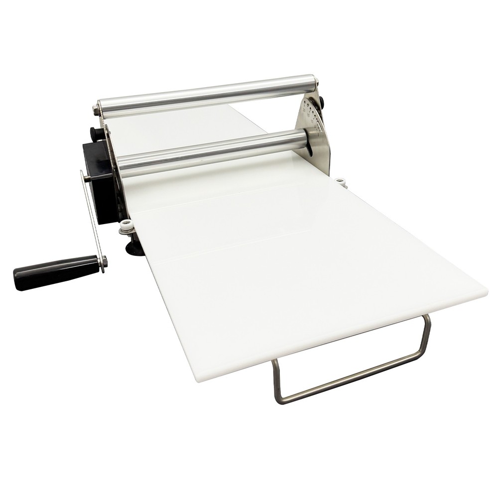 Hand-Crank Dough Roller Puff Pastry Maker 12" PP Material Kitchen Bakery Tool