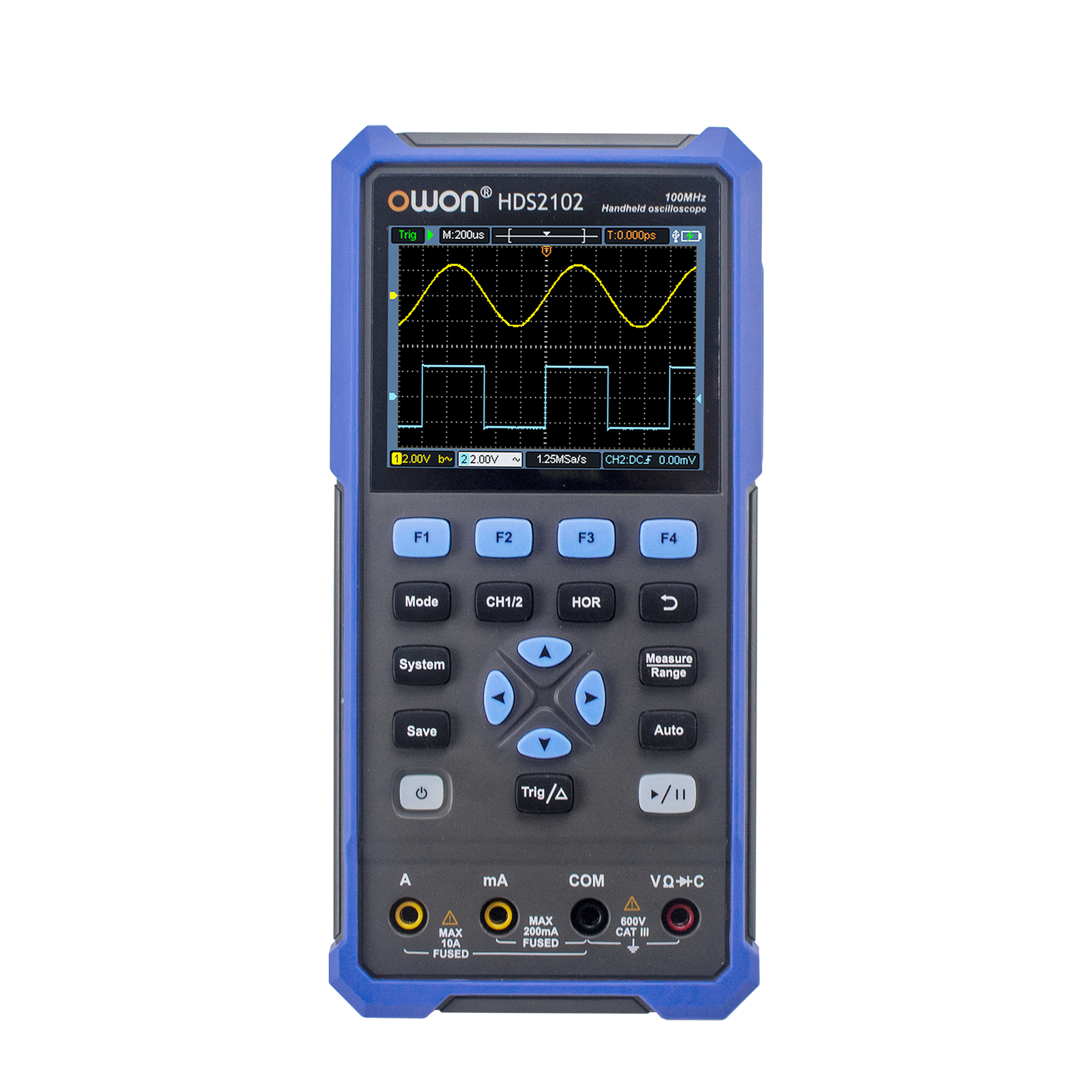 Owon HDS2102/2202 Series Digital Oscilloscope 100MHz/200MHz 2 Channels True RMS