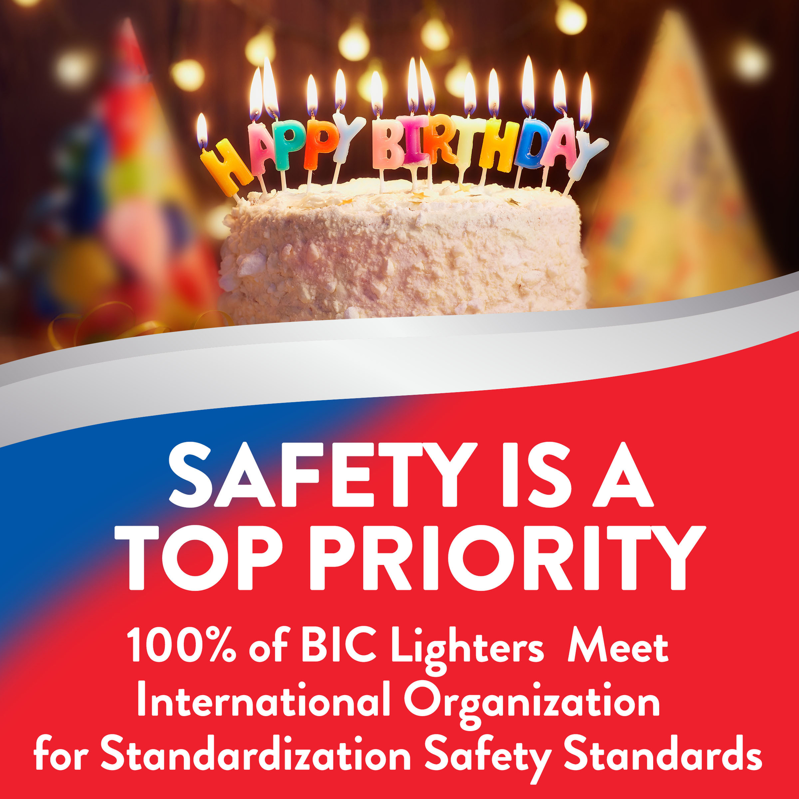 BIC Classic Maxi Pocket Lighter, Assorted Colors, 50-Count Tray