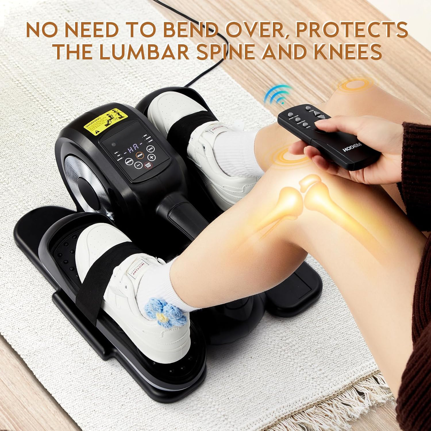 Ellipse Leg Exerciser Seated Eclipse Under Desk Elliptical Machine as Seen on TV