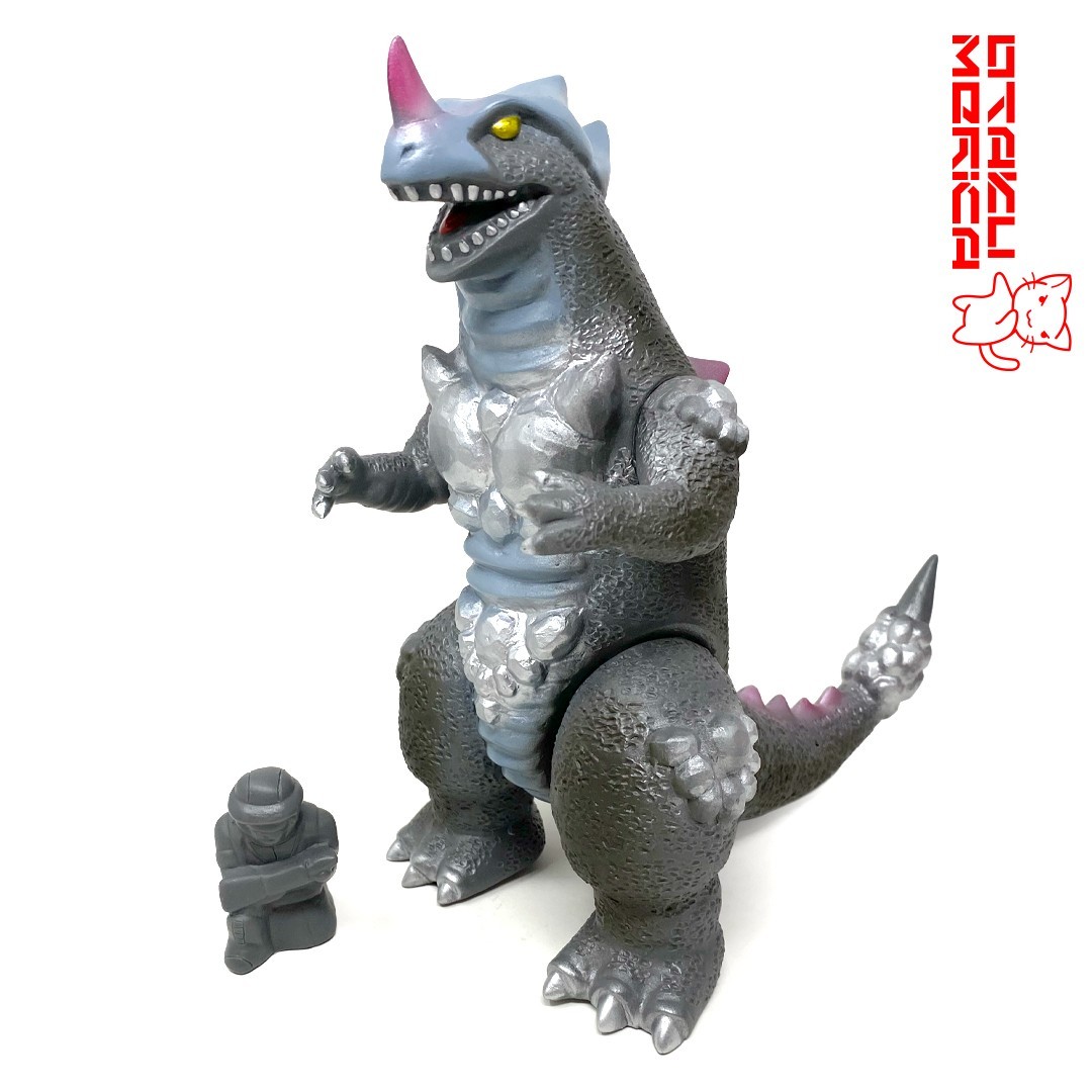 Sunguts "Earth Defense Force" King Saurous (Gray Ver.) - Kaiju Sofubi Figure 8in