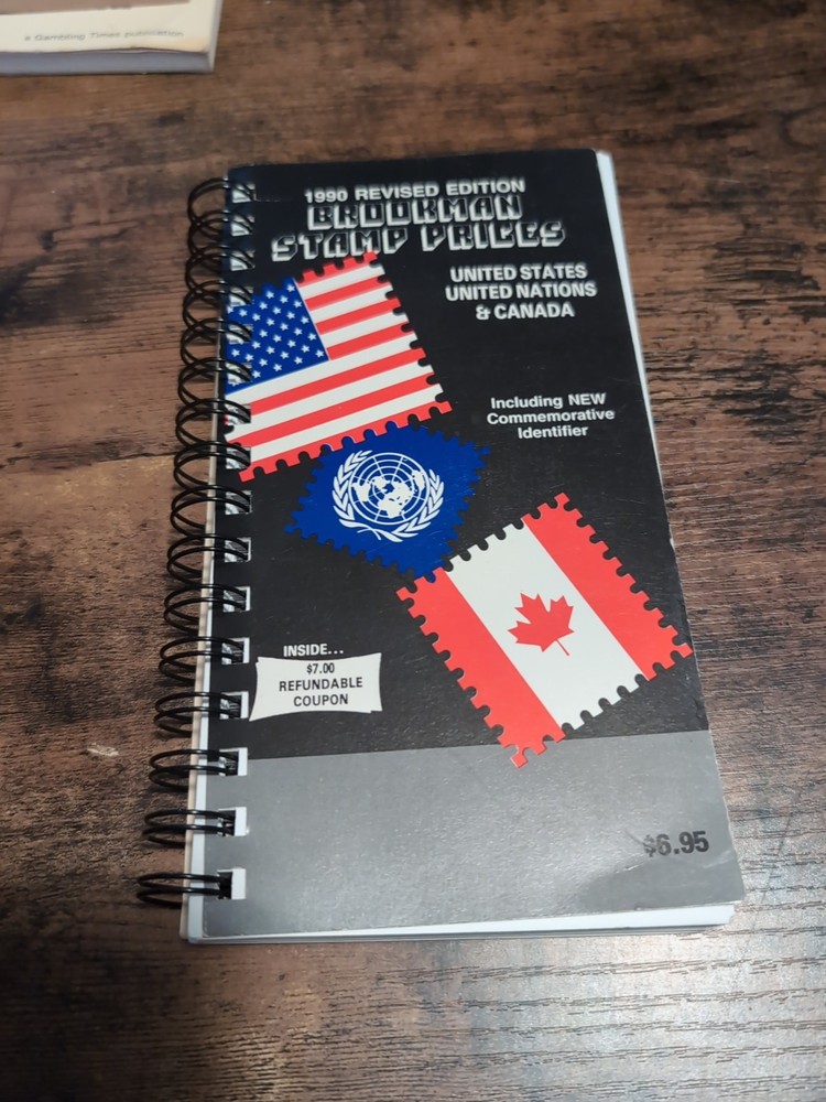1990 Revised Edition Brookman Stamp Prices U. S., United Nations And Canada Book