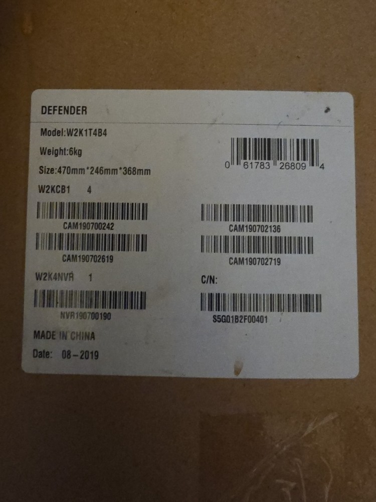 defender camera security system