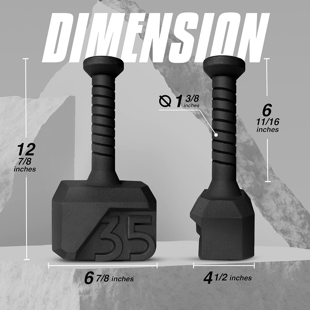 Kettlebell Special Shape Upgraded &Multifunctional Advanced Training Solid Cast