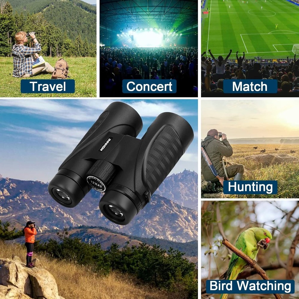 10x40 Binoculars for Adults Low Night Vision Binoculars