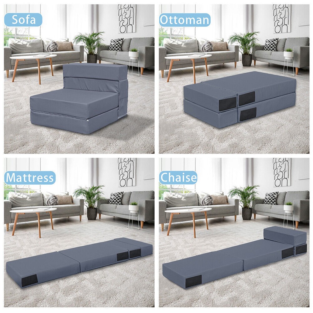 Folding Sofa Bed Convertible Modern Flip Bed Chair Modern Down Sleeper Couch