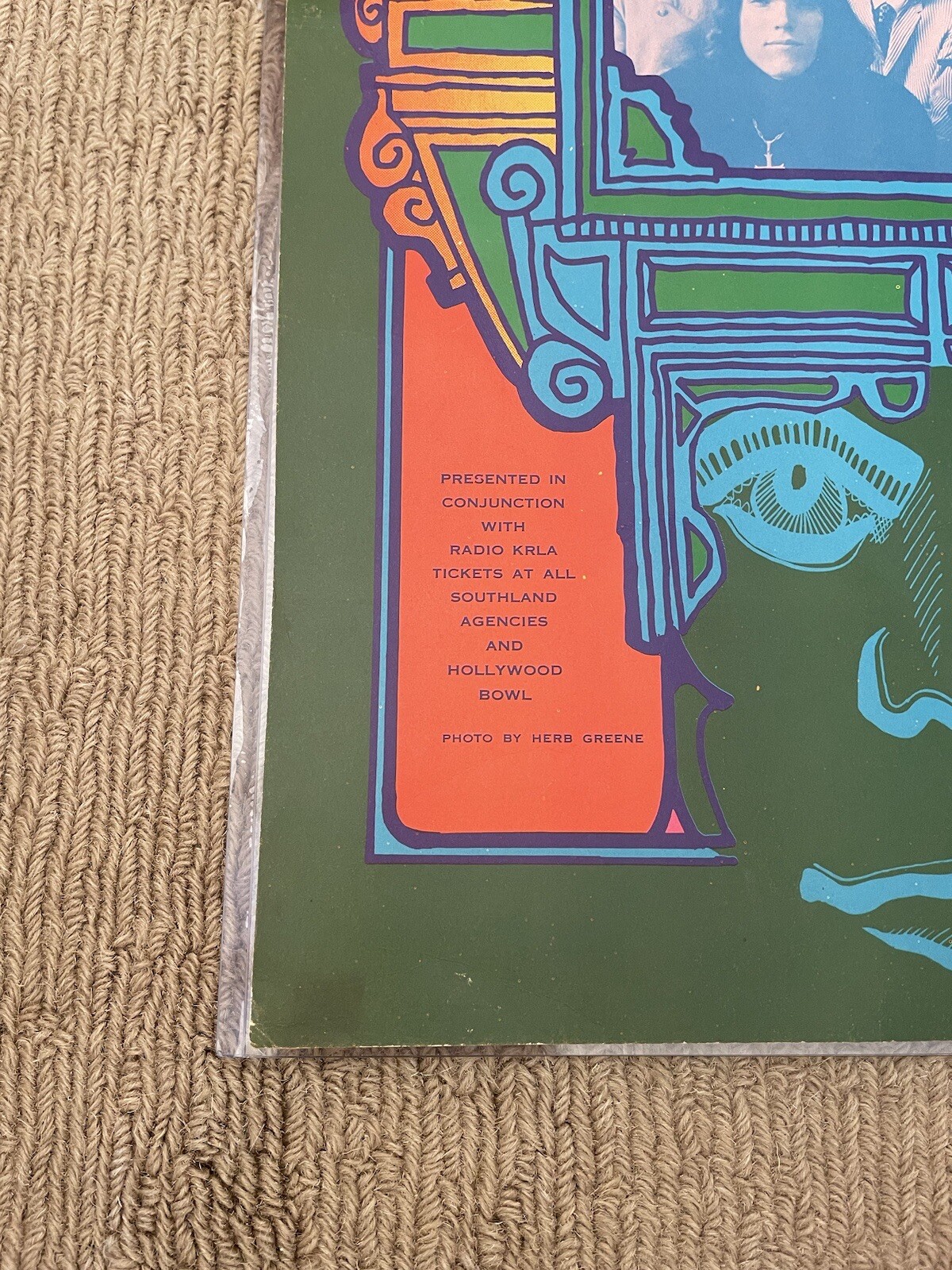 1967 Jefferson Airplane, Grateful Dead, HOLLYWOOD BOWL BG-81 Poster