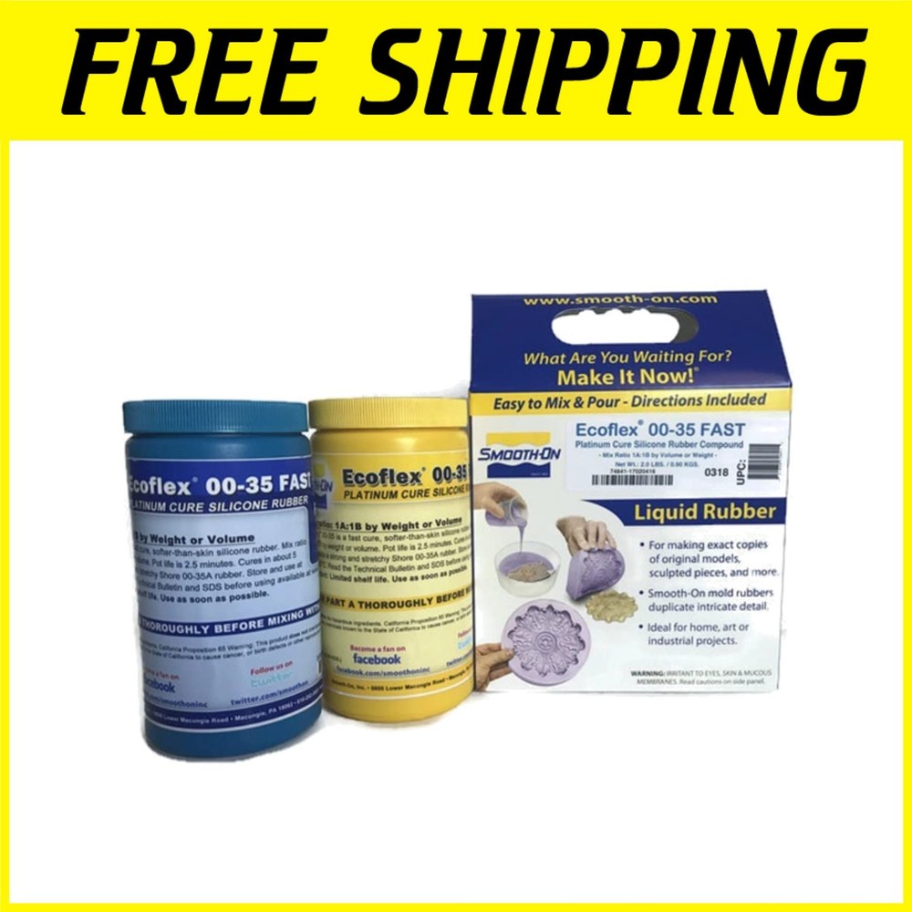 Ecoflex 00-35 Fast Platinum Cure Silicone - 2 Lbs