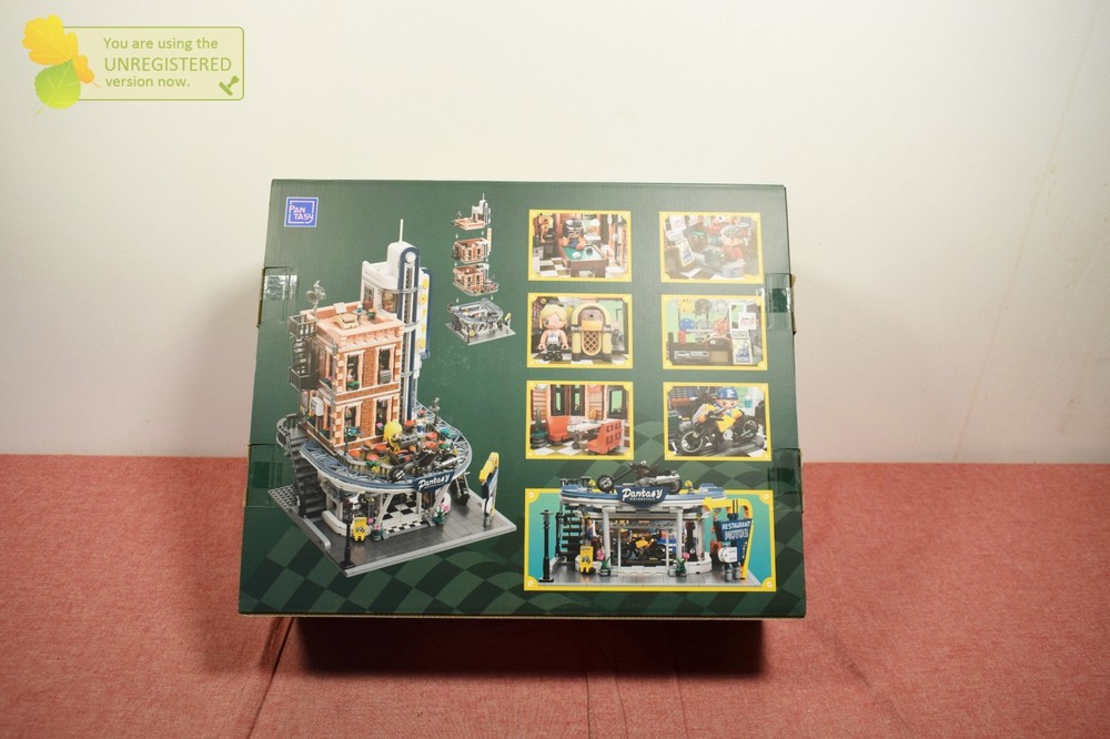 Pantasy Motorcycle Restaurant Buildable Brick Block Set 85024