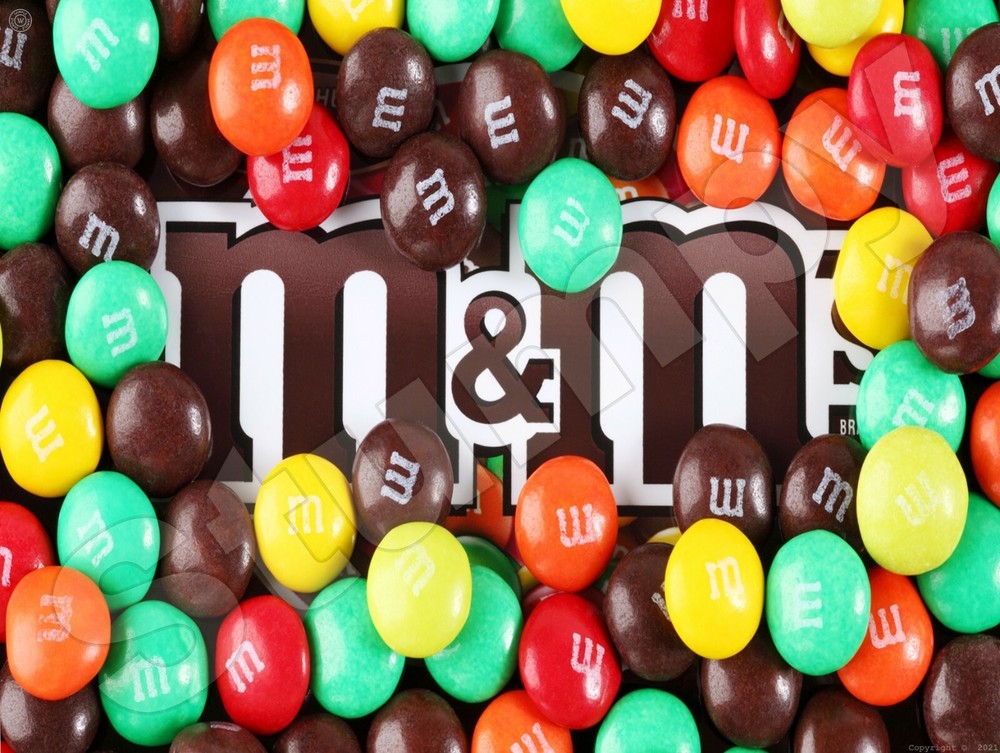 M&M's  Metal Sign 9" x 12"