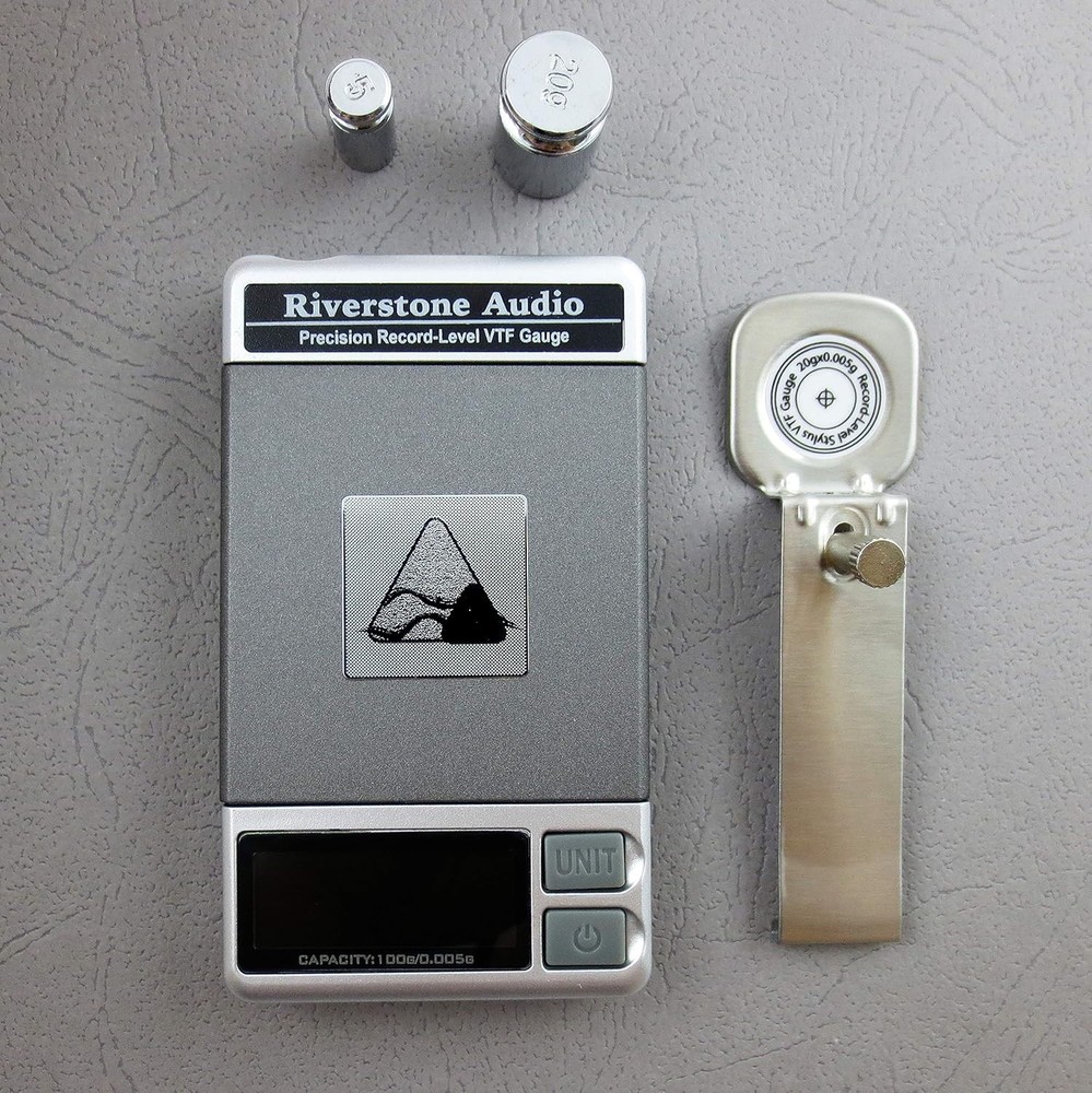 Riverstone Audio Precision Record Level Digital Turntable Stylus Force silver