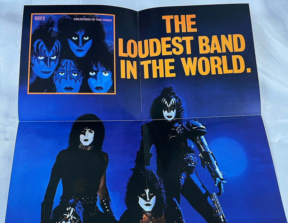 KISS Creatures Of The Night 40th Anniv. Box Set Loudest Band Promo Poster 16X24