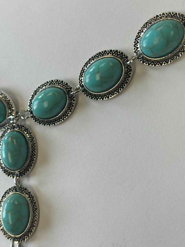 DIY Turquoise Lariat Necklace