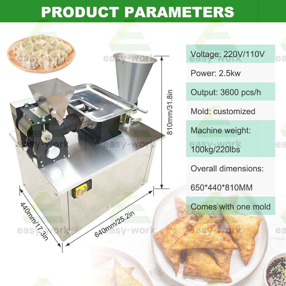 Commercial Automatic Dumpling Machine Electric Dumpling Wrapper Maker Restaurant