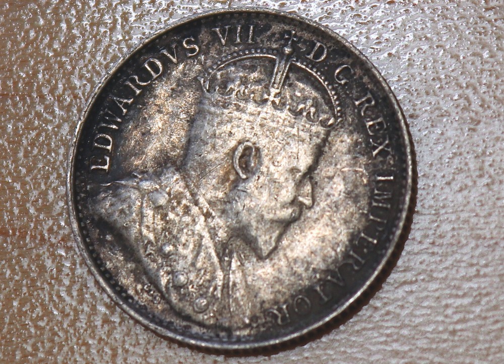1903 H Canada 5 Cents Silver