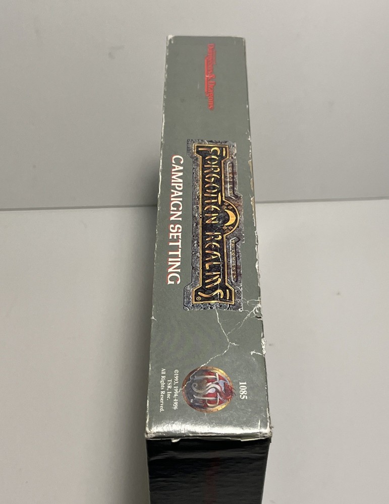D&D Forgotten Realms Campaign Setting Boxed Set AD&D 2E TSR 1085 BOX + ONLY