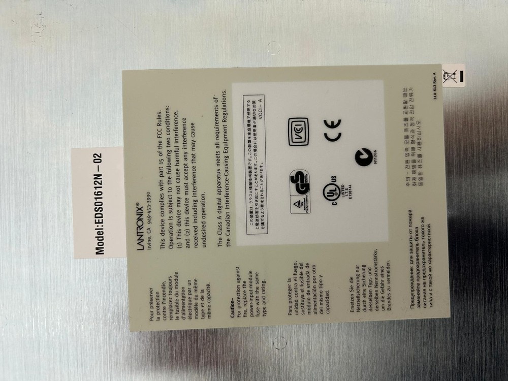 Lantronix EDS01612N-02 16-Port Security Device