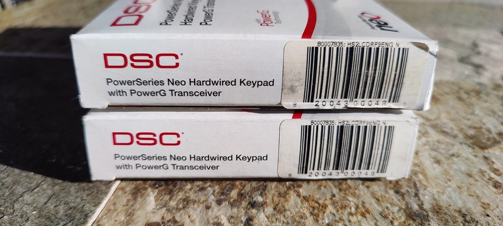 2-DSC HS2LCDRF9ENG N PowerSeries Neo LCD Keypad PowerG Transceiver *New*