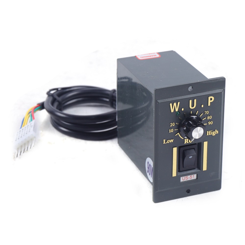 90W AC gear motor electric motor variable speed controller 1:20 Reduction Ratio