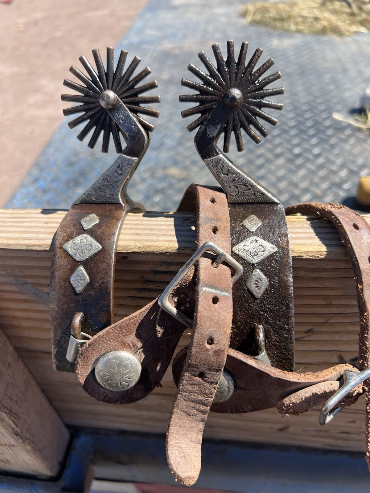 One Of A Kind, Crockett Spurs, Early Old School Cowboy