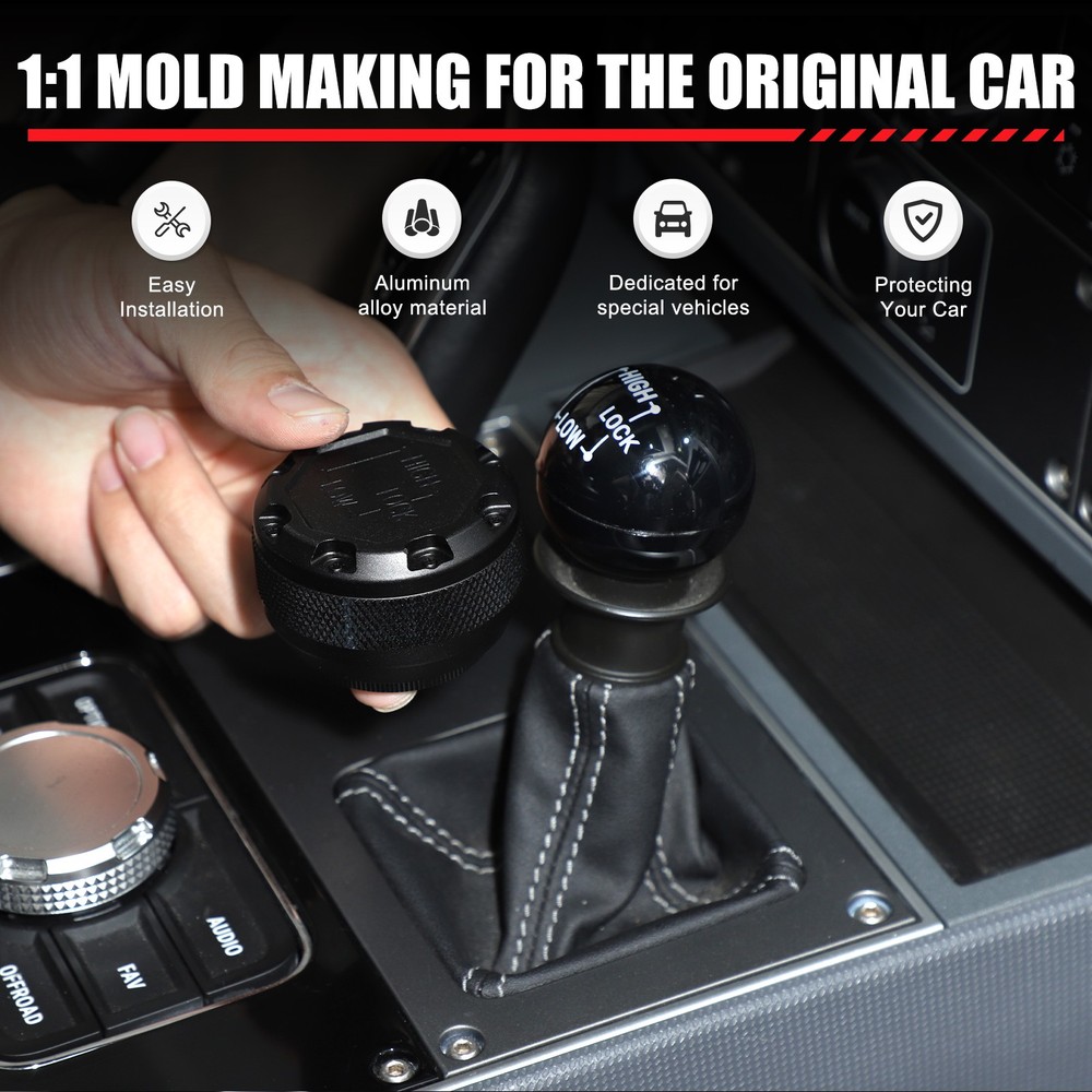 Black Alloy Replace Differential Lock Control Head For INEOS Grenadier 2020+