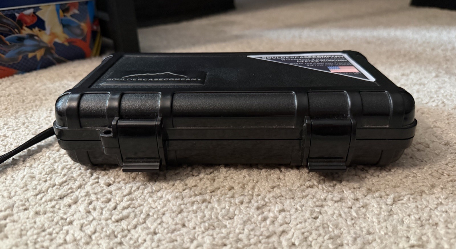 NWOB Black Bouldercase Company Waterproof Box 9 x 4 x 2 Inches