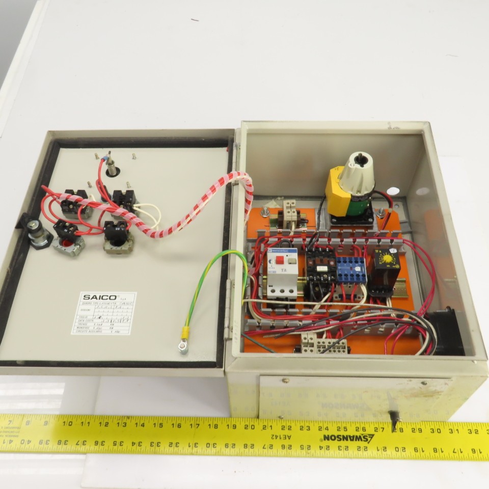 Single Phase 120V 10-16A Prewired Motor Starter Assembly W/Timer & Disconnect