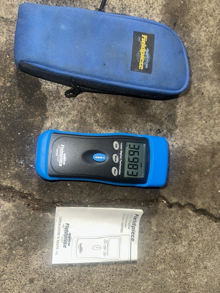 fieldpiece srpm2 lacer digital tachometer