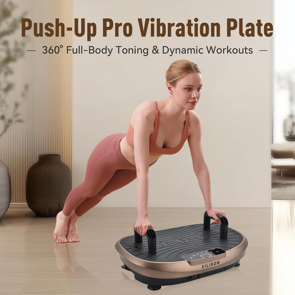 FITABS 3D Vibration Plate Exercise Machine with Seat - Ocsillation, Pulsation +