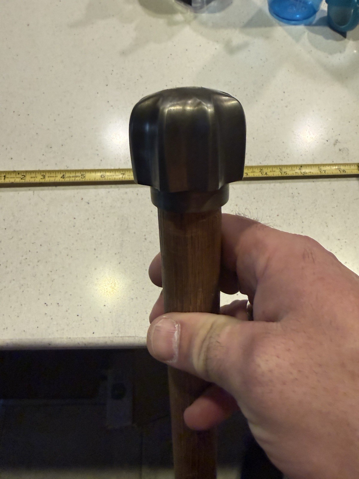 Custom medieval renaissance Steel Head Mace With Oak Handle