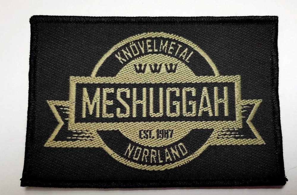 meshuggah CREST   PATCH  WOVEN  PATCH
