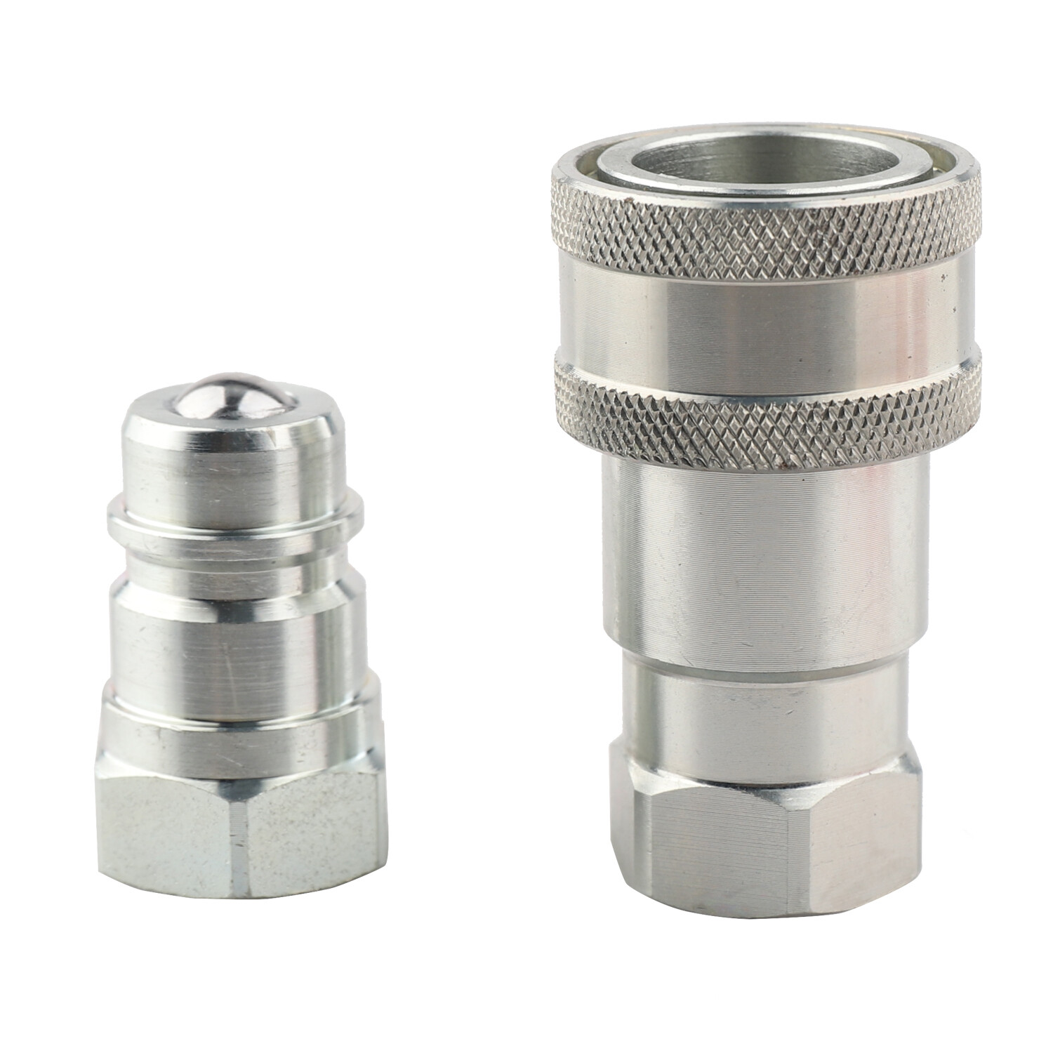 1/2" Ag Hydraulic Quick Connect Couplers Couplings, Ball Pioneer Style 2 Sets