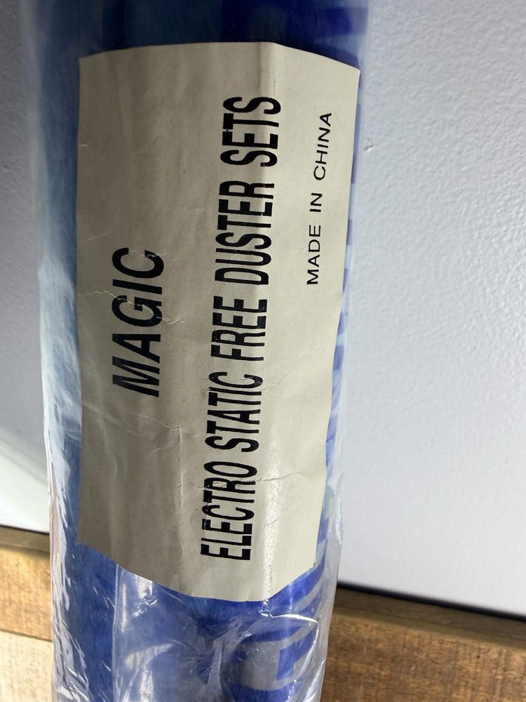 Original Magic Duster New Vintage 3 Piece Set Electrostatic Blue