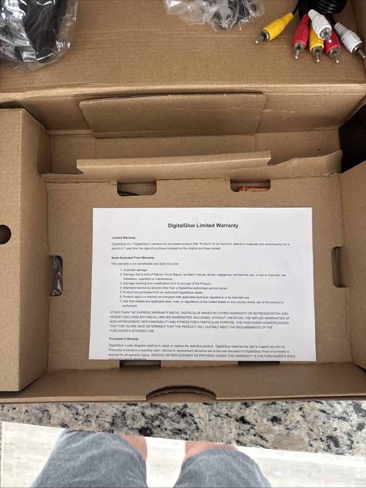 New/Unused Next Generation AFN DVR Satellite TV Decoder & DVR AFN7500HD. Boxed