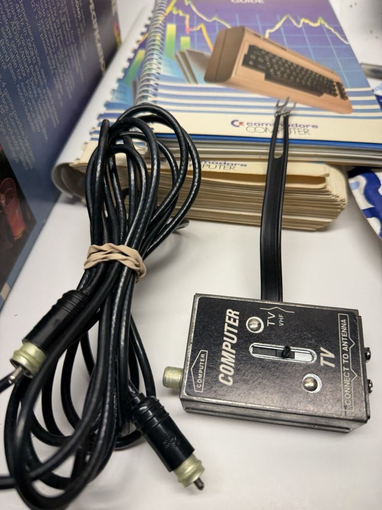 VINTAGE 1992 Commodore 64 C64 Breadbin Computer System - Cosmetic Damage -