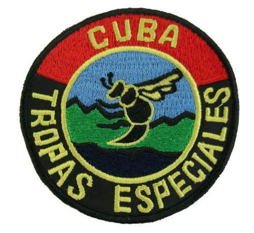 Cuba Special Forces sleeve patch. TROPAS ESPECIALES