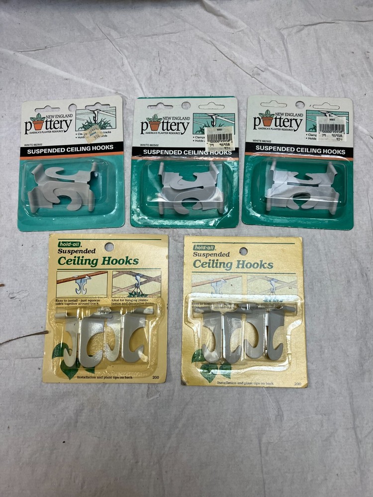 2 Pack (5 Sets) Drop Suspended Ceiling Hooks    682502, TOTAL 10