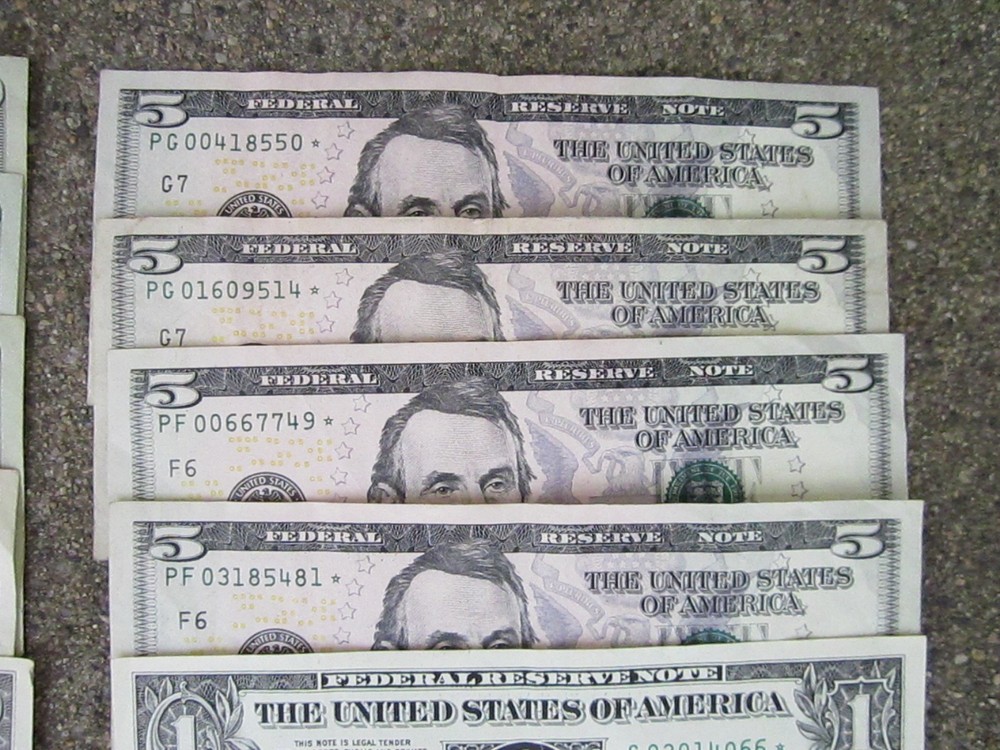 Currency Nice Lot--Different Denomanations Old Style And Star Notes