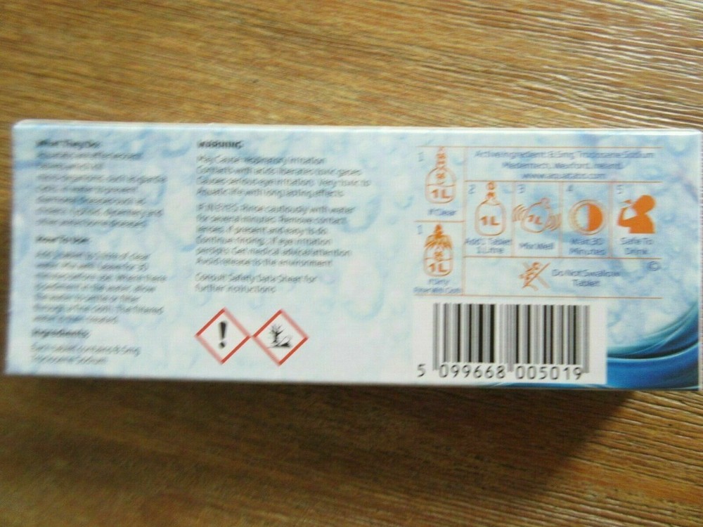 Water Purification Tablets Drinking Water Treatment Tablets Camping Survival