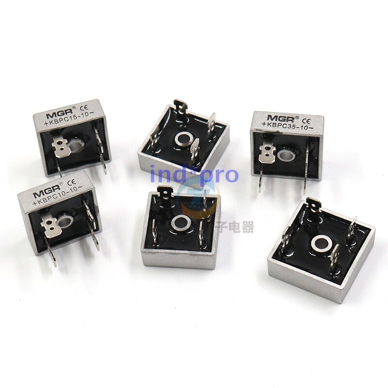 1PC Single Phase Rectifier Bridge Module 15A 20A 35A AC To DC 12V 24V 10 PC
