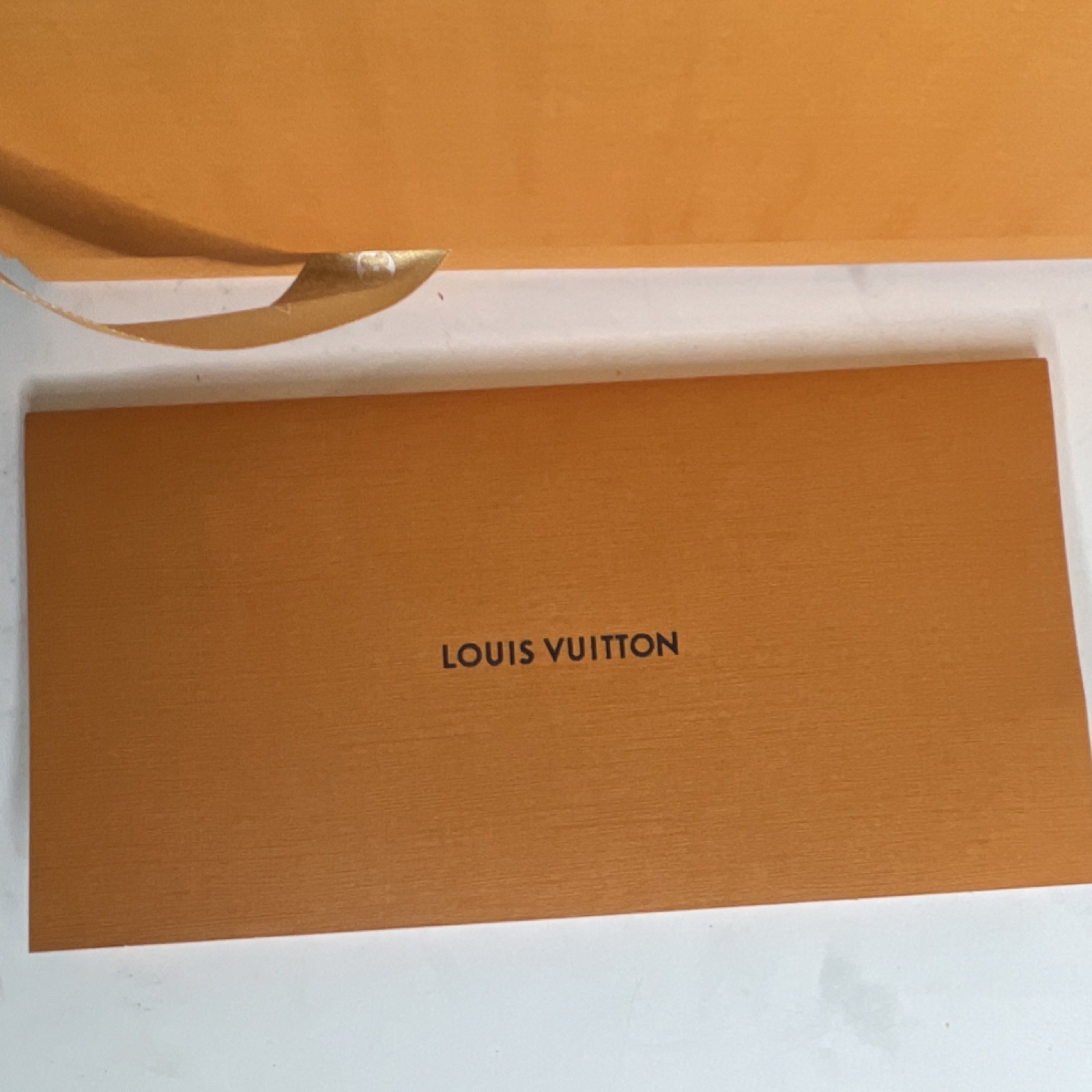 Louis Vuitton Empty Gift Box Set Orange Cardboard authentic Designer Pieces