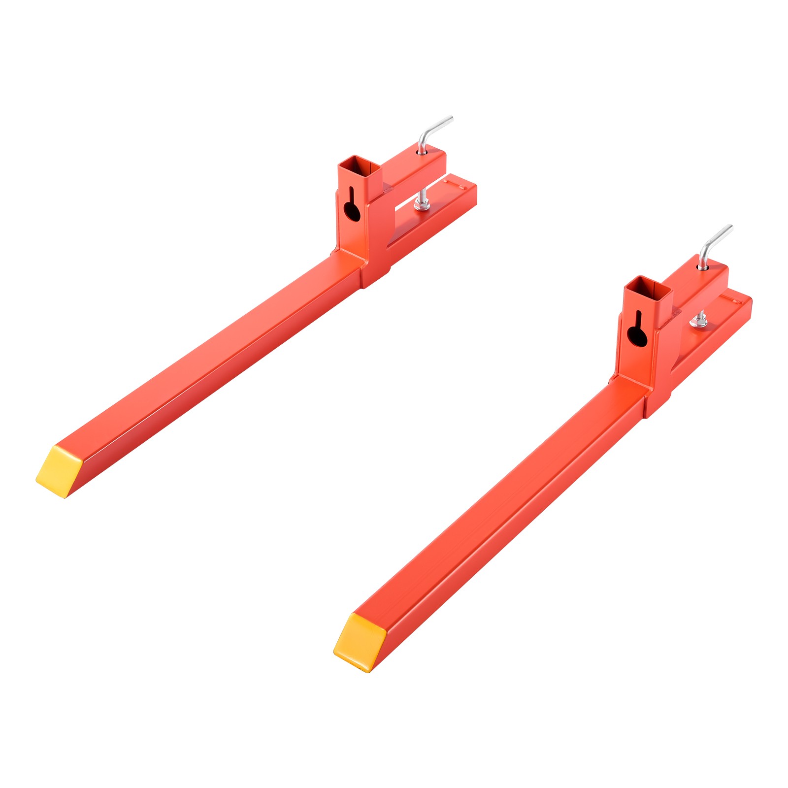 VEVOR 2000 lbs Clamp on Pallet Forks 43-Inch Quick Attach Tractor Forks