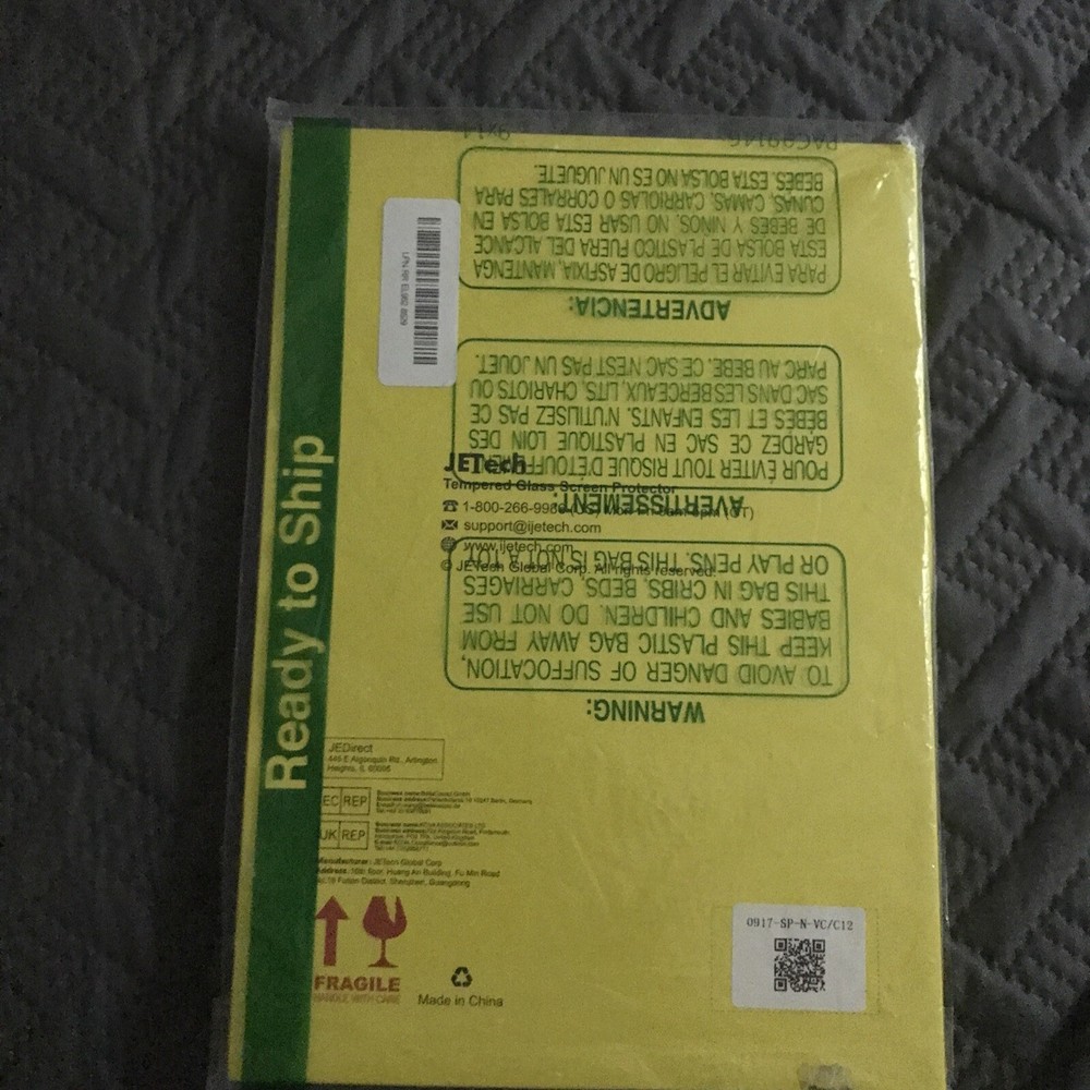 JETech Screen protector tempered Glass Tablet IPad 10.2 inch NWT