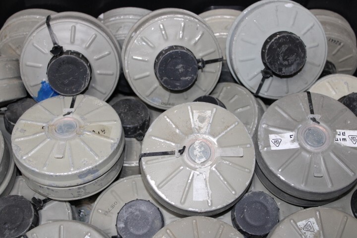 1 Israeli Military Surplus Gas Mask Filter Nato 40mm Battlefield Pick Ups 1