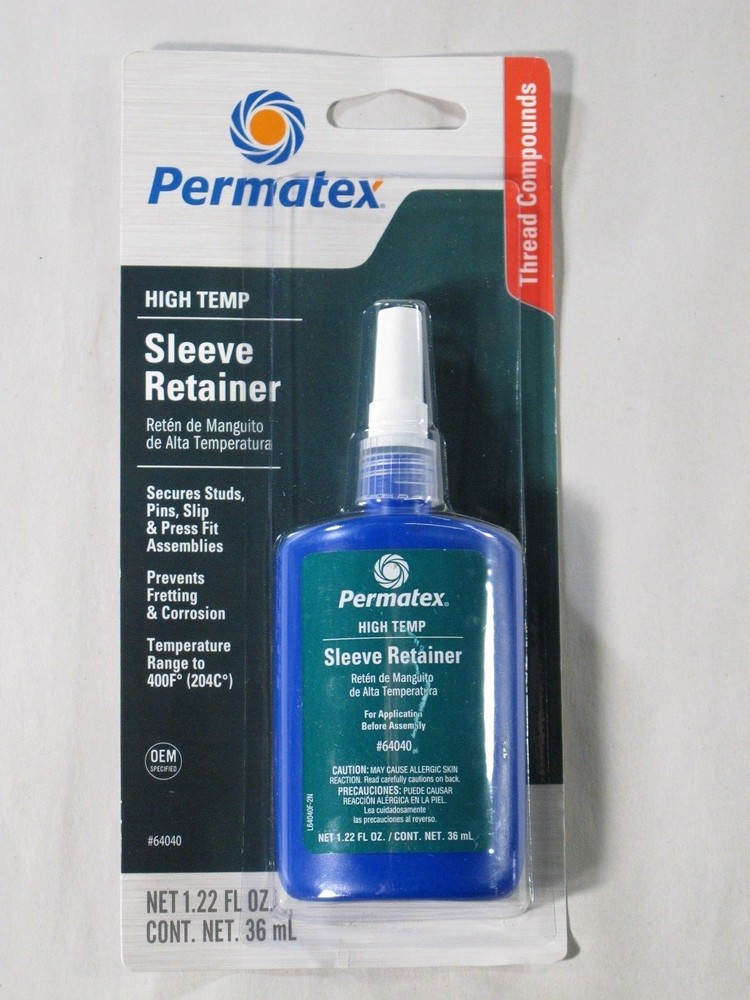 Permatex 64040 High Temperature Sleeve Retainer 36 ml