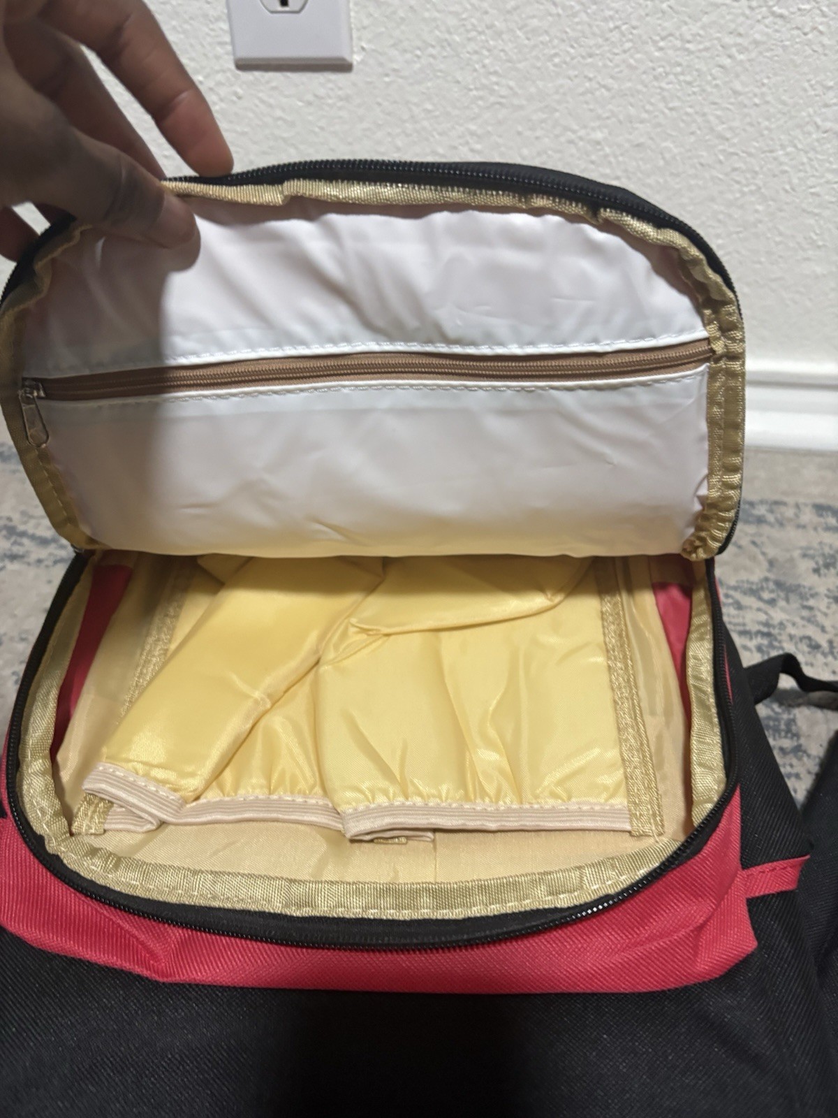 Black and Red Classic Minnie Mouse Backpack