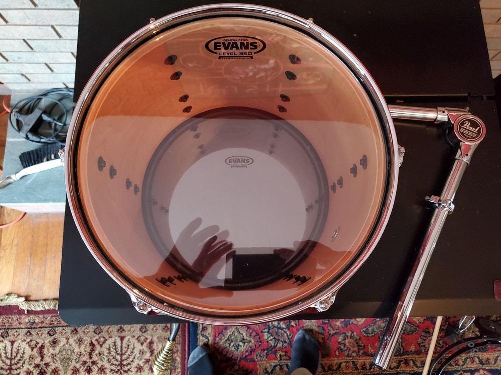 Pearl Session Custom 12x9 Tom/Drum ALL MAPLE SHELL Complete w/ Pearl tom arm