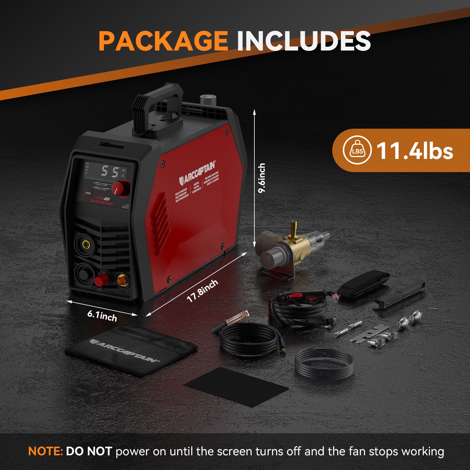 2026 ARCCAPTAIN iControl CUT55 Pro Plasma Cutter [APP Control] 55 Amp Non-Touch